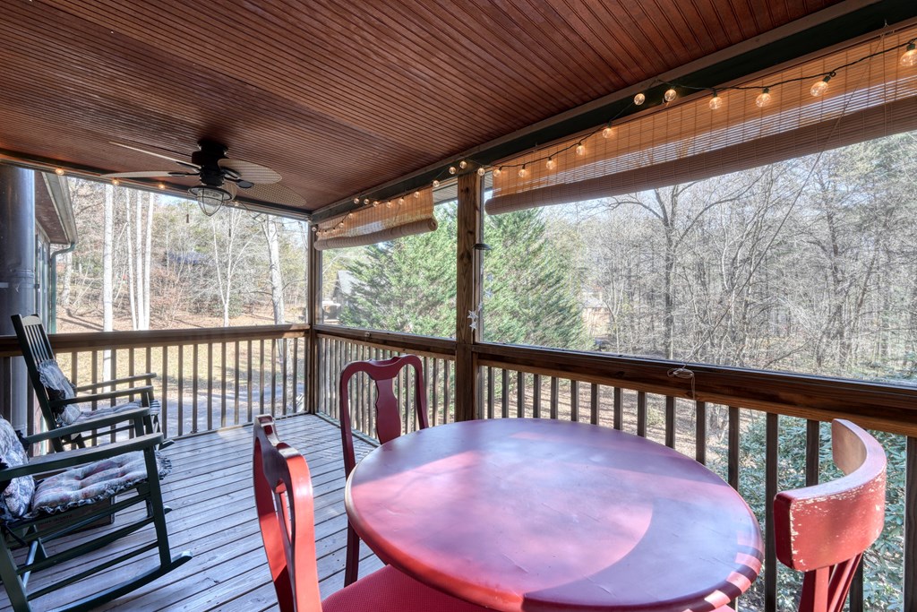 518 Rizzitello Lane Blairsville, GA 30512 - Photo 33 of 44 a view of a porch with furniture
