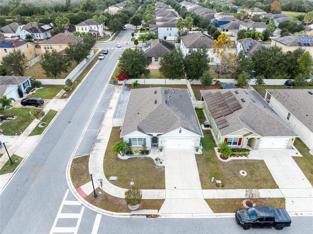 1600 Spray Terrace St. Cloud, FL 34771 - Photo 27 of 30 an aerial view of a house with a swimming pool
