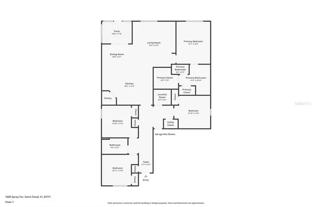 $399,999 | 1600 Spray Terrace, St. Cloud, FL 34771