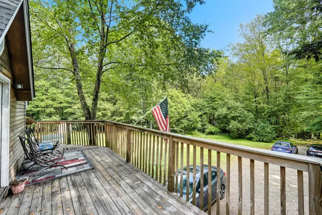 a view of balcony and deck