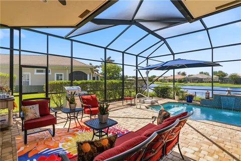 a view of a tables and chairs in patio