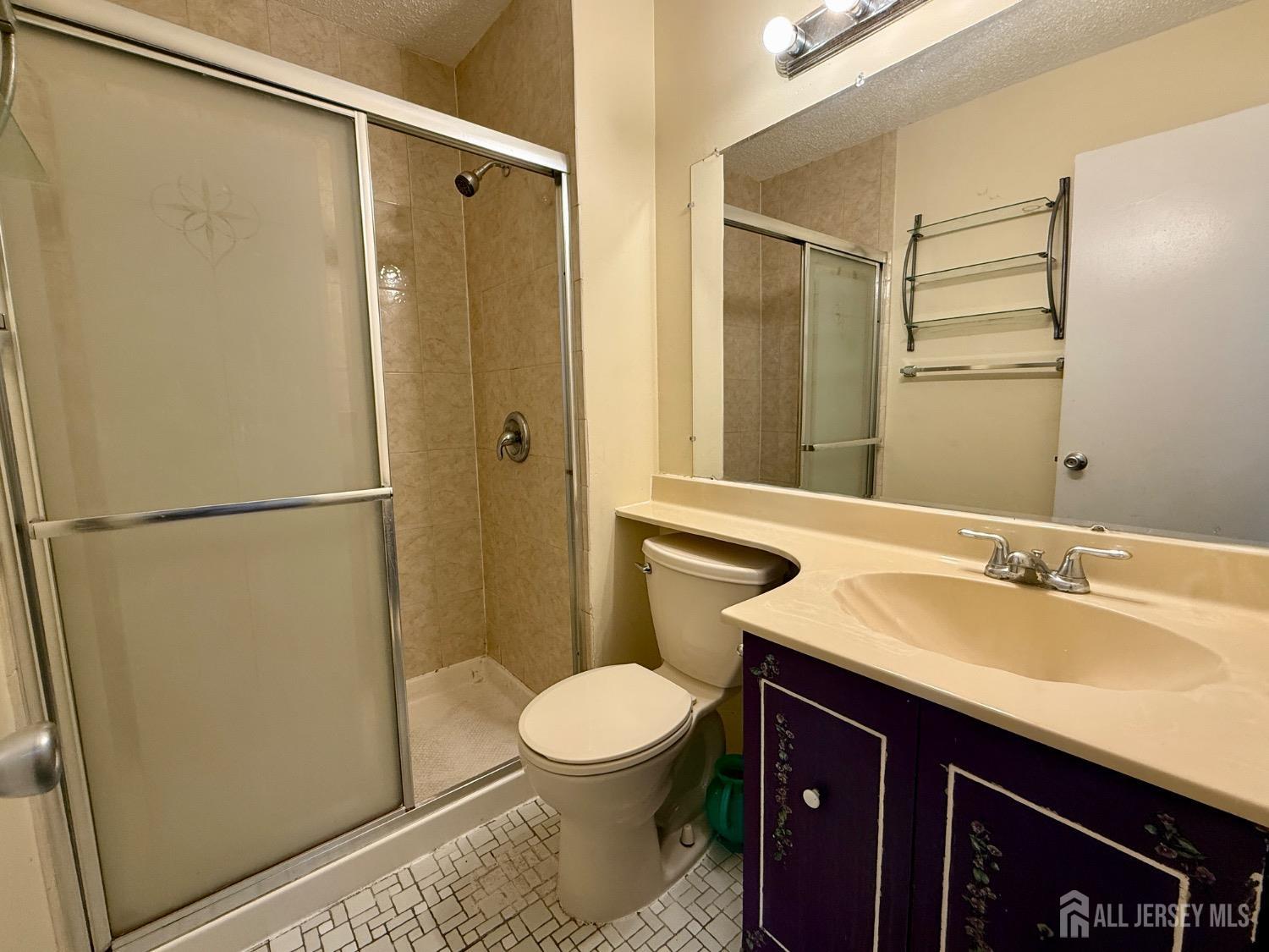 136 Westgate Drive Edison, NJ 08820 - Photo 14 of 17 a bathroom with a sink a toilet and shower