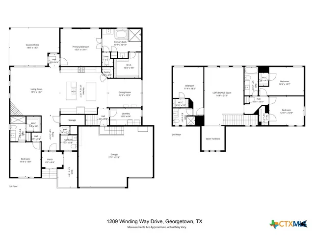 $600,000 | 1209 Winding Way Drive, Georgetown, TX 78628