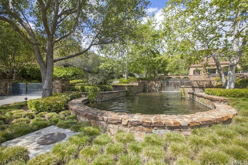 17912 El Brazo Rancho Santa Fe, CA 92067 - Photo 18 of 19 a view of a water fountain in front of a house