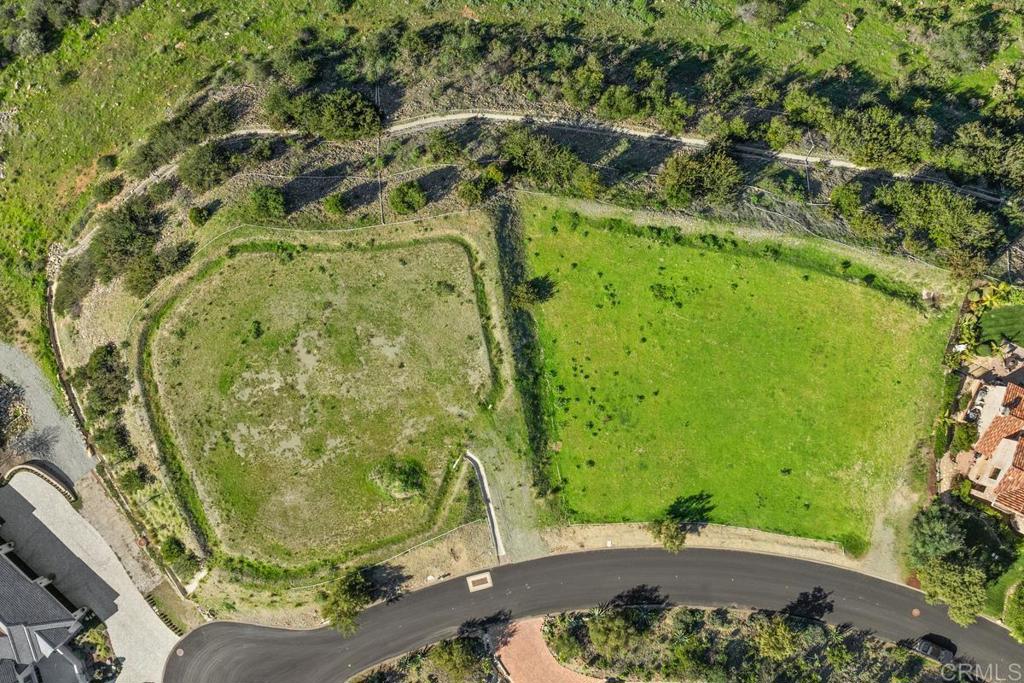 17912 El Brazo Rancho Santa Fe, CA 92067 - Photo 8 of 19 an aerial view of a yard