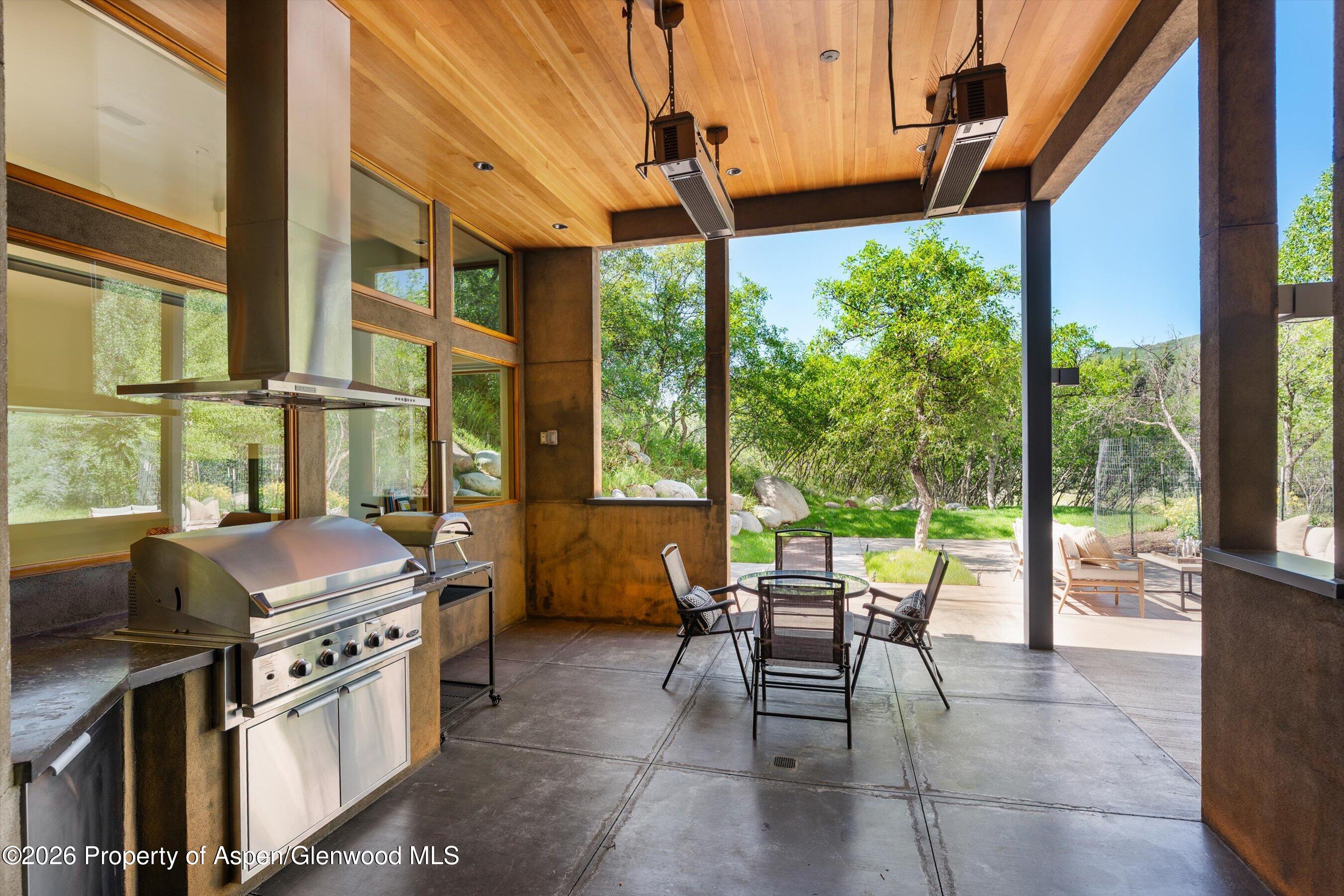 8389 Upper River Road Woody Creek, CO 81656 - Photo 30 of 31 Covered Outdoor Area