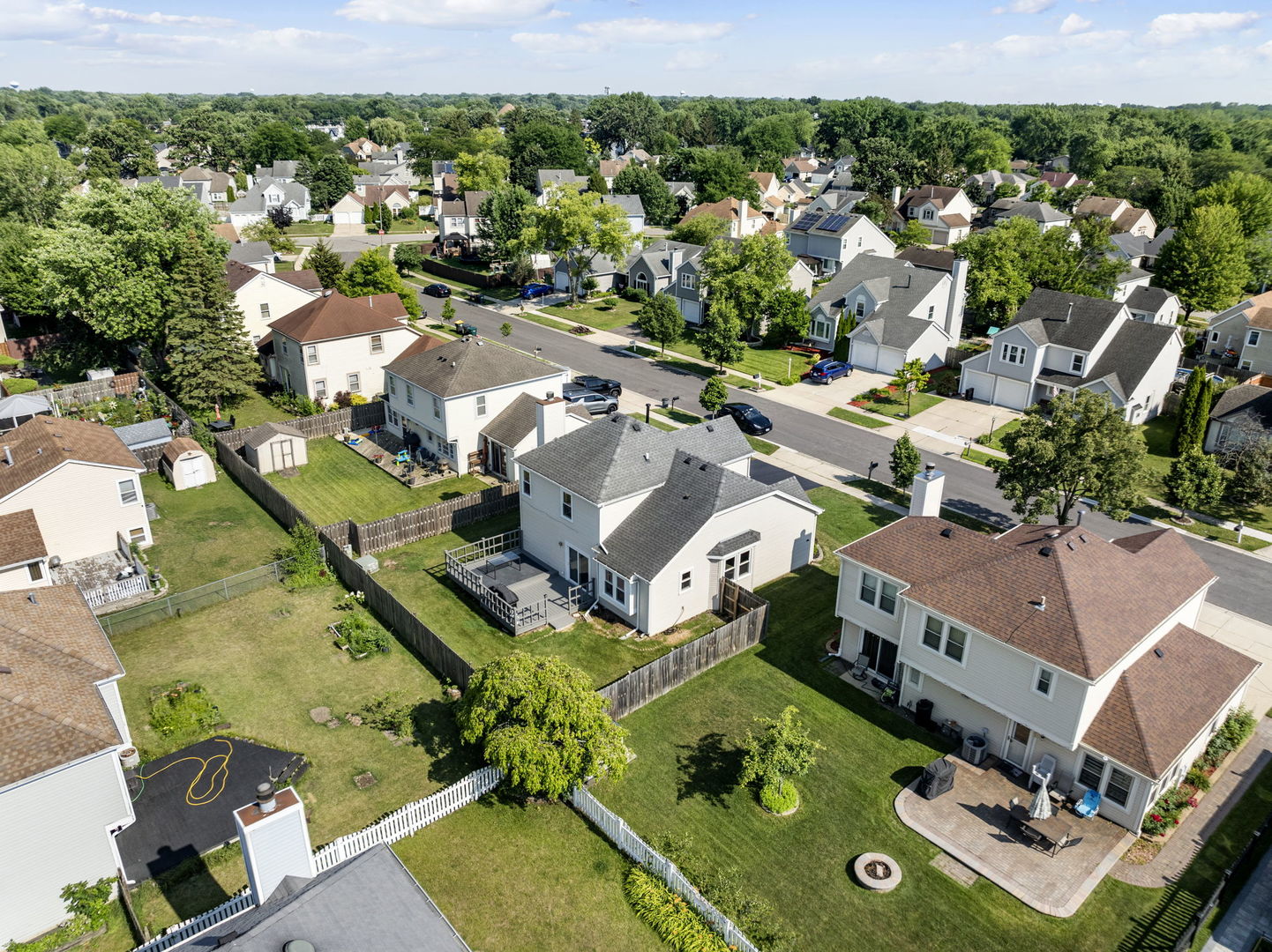 24 Fillmore Lane Streamwood, IL 60107 - Photo 33 of 35 an aerial view of residential houses with outdoor space