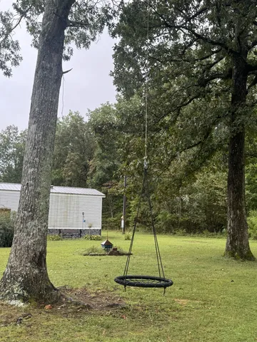 a view of a green field