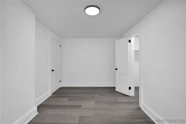 a view of an empty room