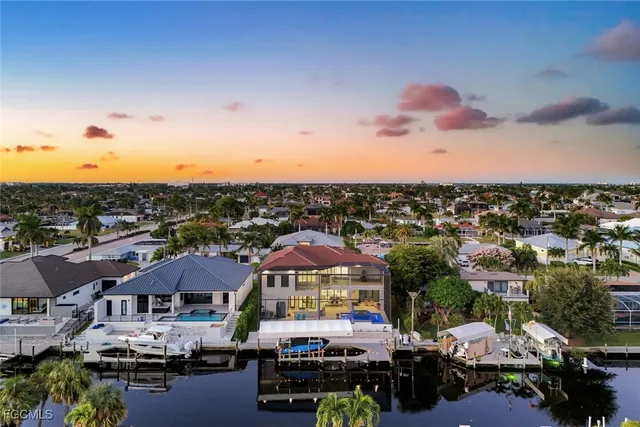 a view of a city with tall buildings