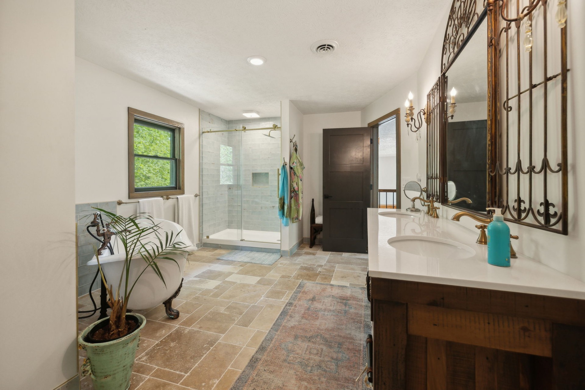 5617 A Pinewood Road Franklin, TN 37064 - Photo 33 of 67 a bathroom with a sink double vanity and a mirror