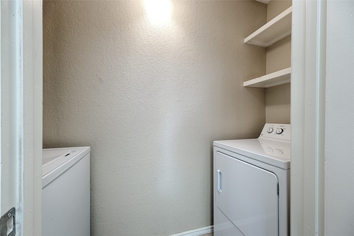 4711 Spicewood Springs Road, Unit 173 Austin, TX 78759 - Photo 18 of 19 a utility room with dryer and washer