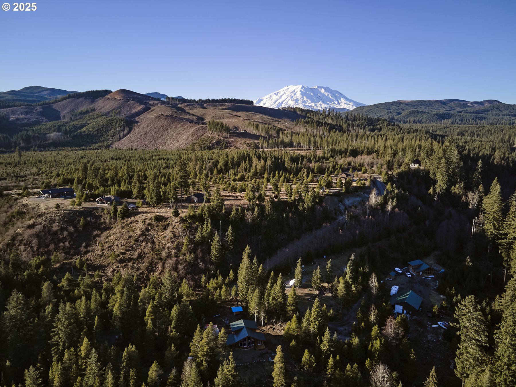 192 Sasquatch Way Cougar, WA 98616 - Photo 45 of 47 a view of a city with a mountain
