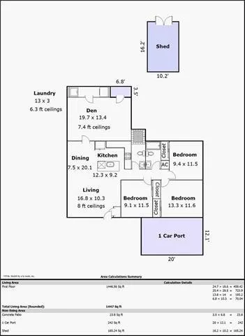 $2,500 | 528 Roseland Parkway, Harahan, LA 70123