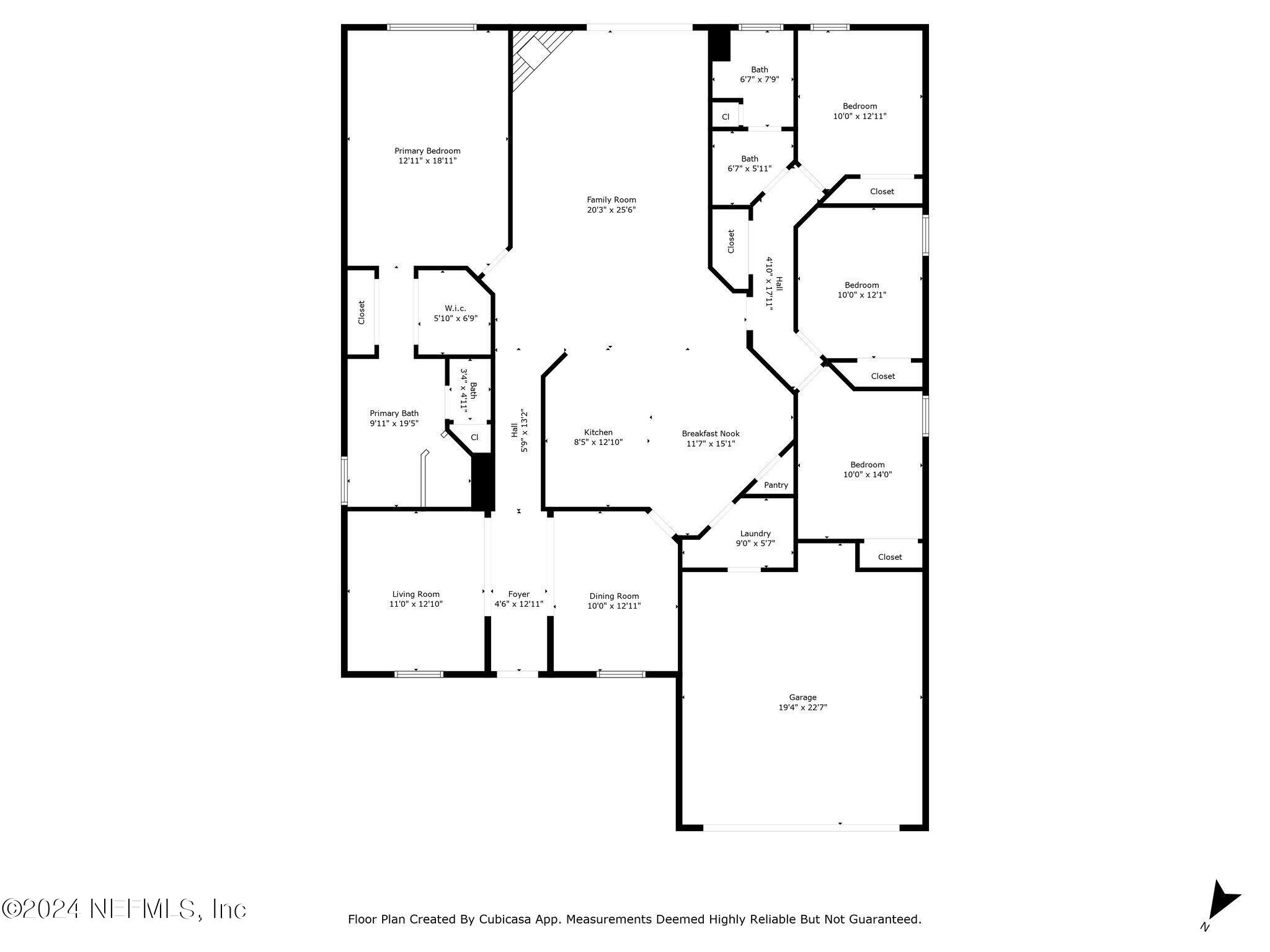 1273 Ribbon Road St. Johns, FL 32259 - Photo 50 of 50 a picture of floor plan
