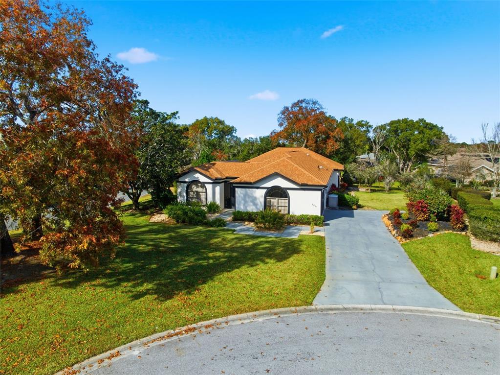 8451 Delta Court Weeki Wachee, FL 34613 - Photo 50 of 64 a view of a house with a big yard