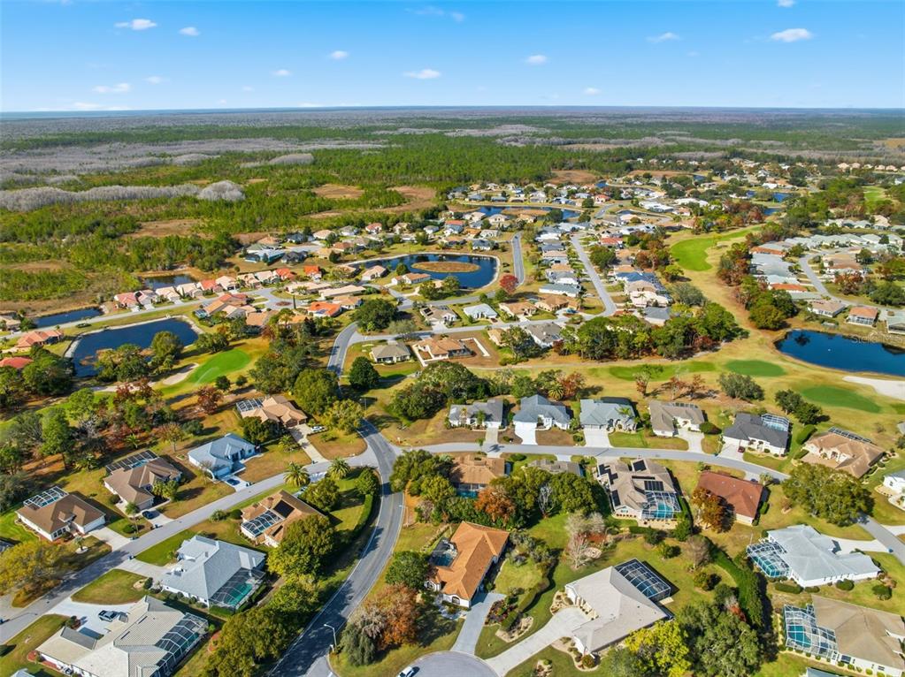 8451 Delta Court Weeki Wachee, FL 34613 - Photo 61 of 64 an aerial view of residential houses with outdoor space
