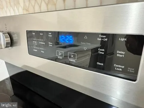 a close view of stove