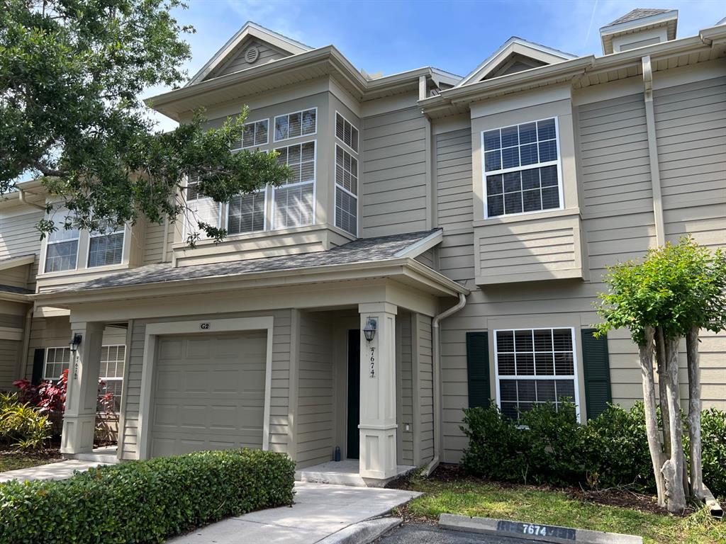 Front Entry with 2 dedicated parking spaces