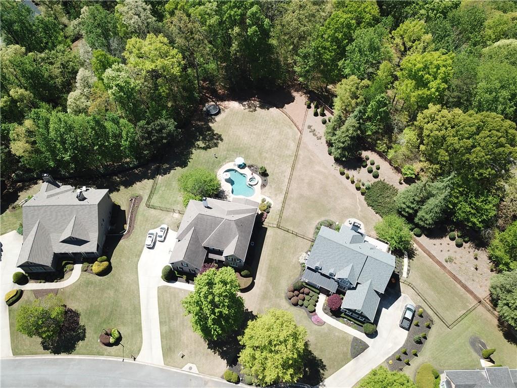 310 Flatstone Way Marietta, GA 30064 - Photo 12 of 44 an aerial view of a house with outdoor space