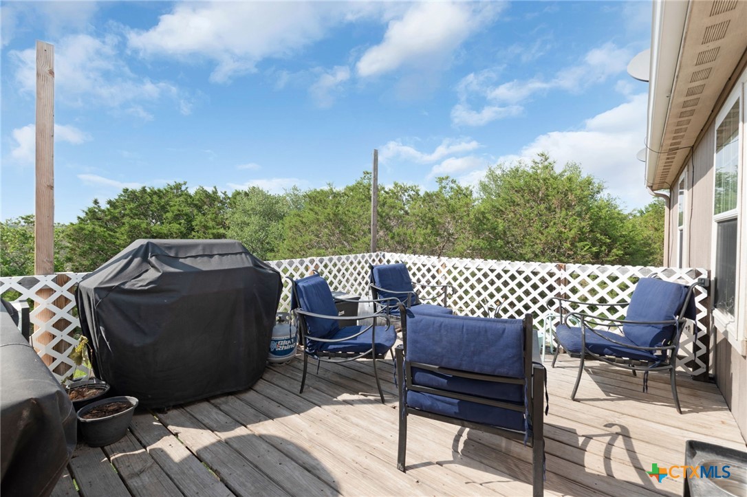 411 Private Road 3447 Kempner, TX 76539 - Photo 24 of 33 a view of a deck with furniture