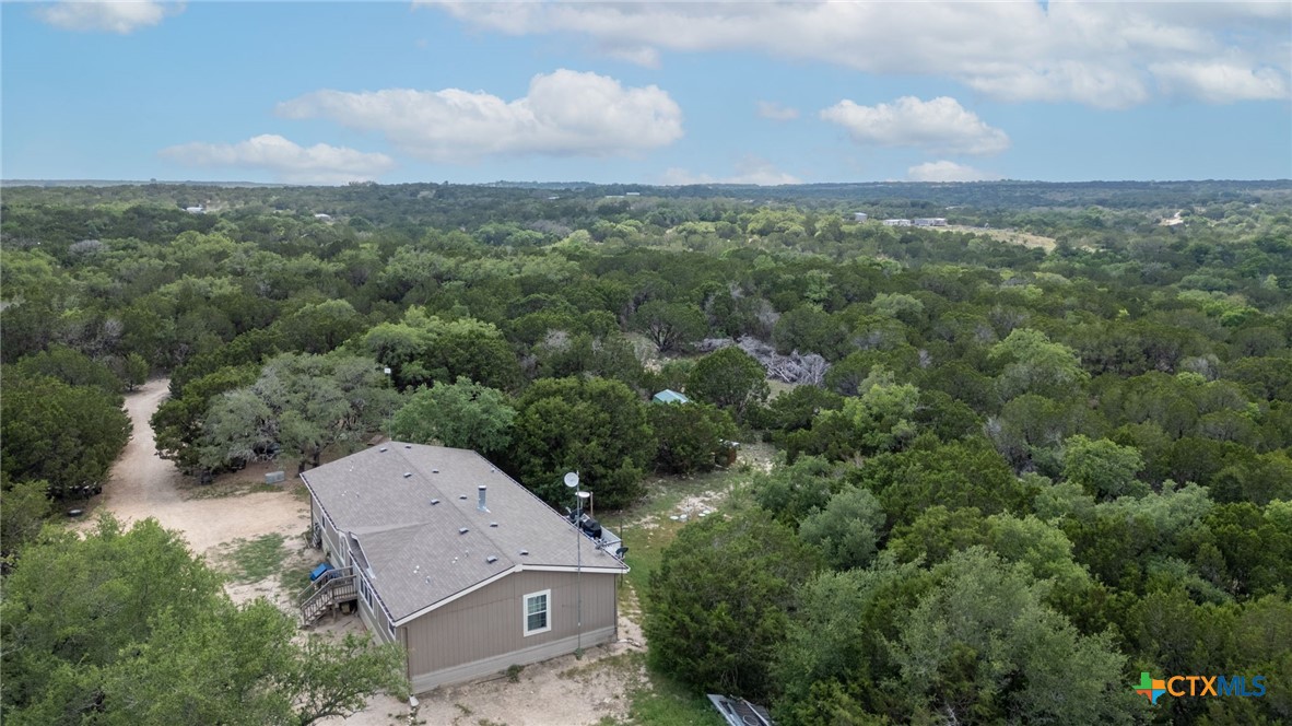 411 Private Road 3447 Kempner, TX 76539 - Photo 32 of 33 an aerial view of a house with a garden