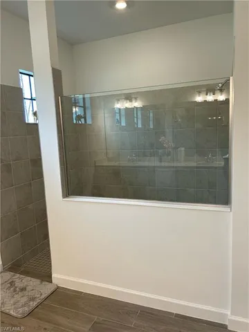 a view of wooden floor