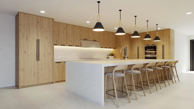 a view of a dining room with furniture a chandelier and wooden floor