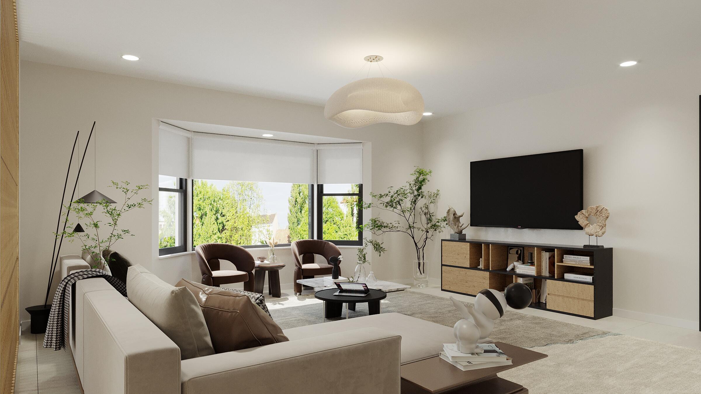 1560 Southwest 16th Street Boca Raton, FL 33486 - Photo 72 of 72 a living room with furniture and a flat screen tv