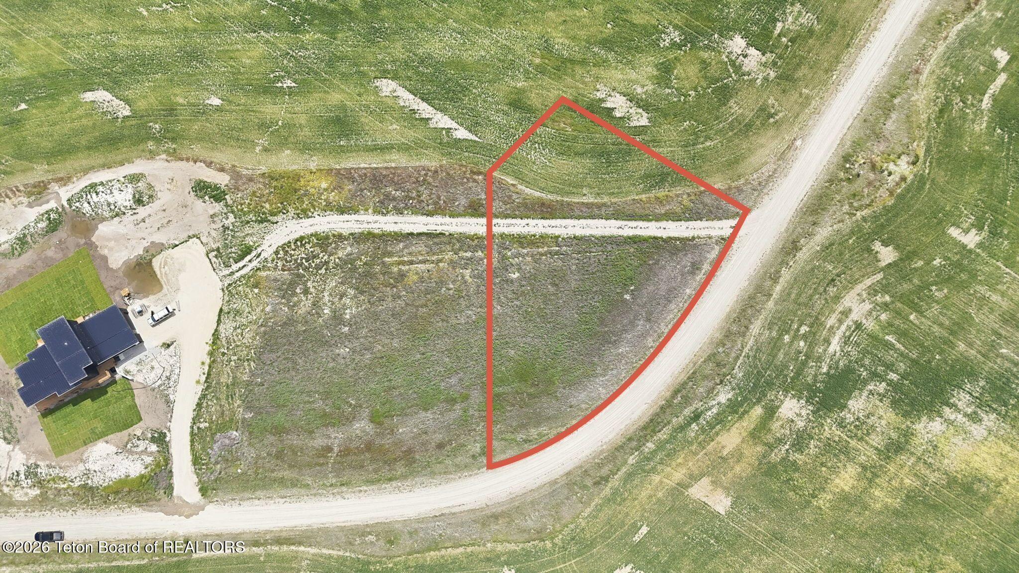 8420 Fawn Ridge Lane Tetonia, ID 83452 - Photo 12 of 14 Aerial with lot boundry