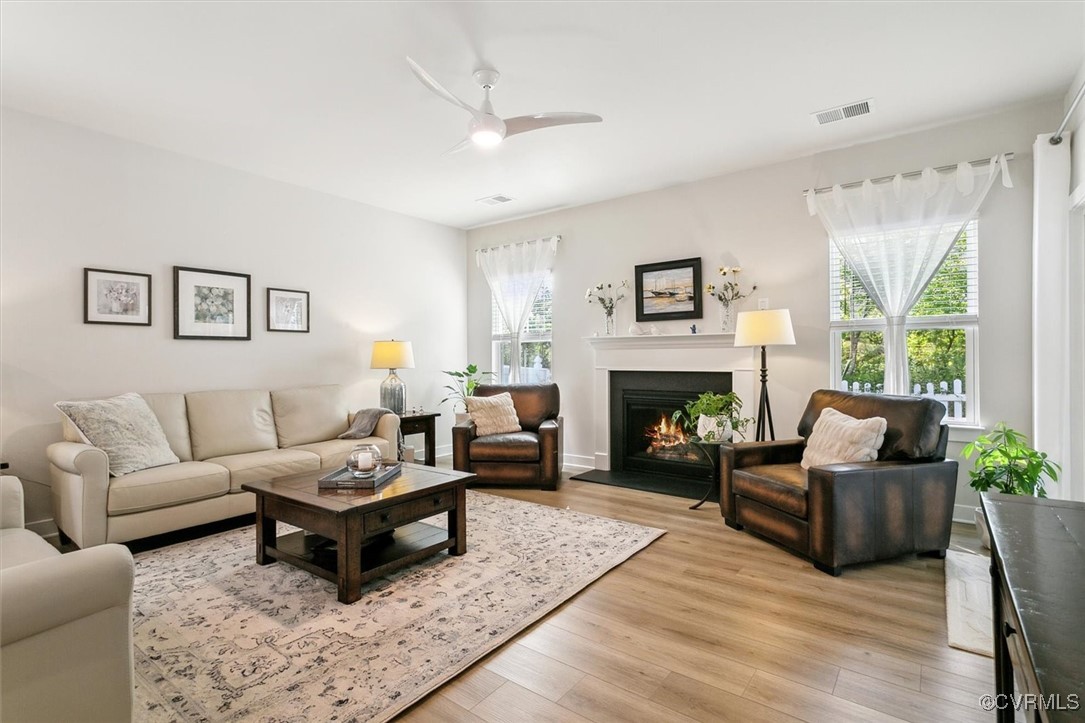 115 Apprentice Landing Williamsburg, VA 23185 - Photo 27 of 49 a living room with furniture and a fireplace
