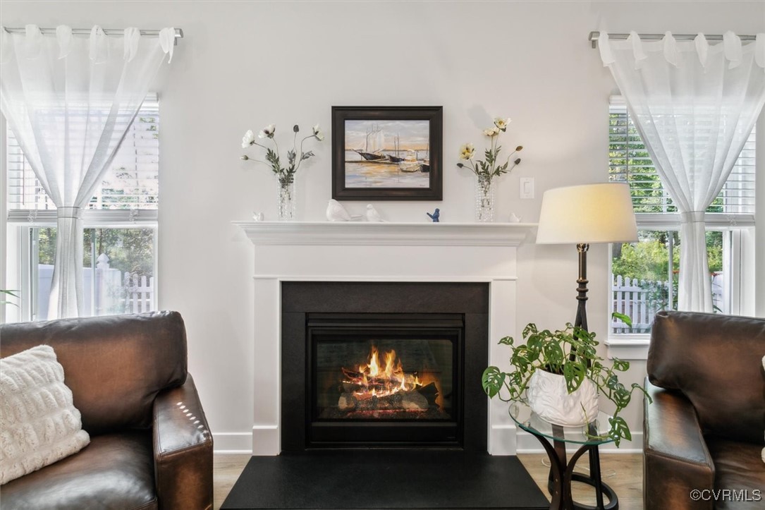 115 Apprentice Landing Williamsburg, VA 23185 - Photo 28 of 49 a living room with furniture a fireplace and a large window