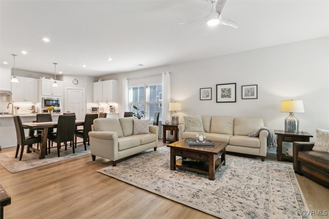 115 Apprentice Landing Williamsburg, VA 23185 - Photo 32 of 49 a living room with furniture and wooden floor