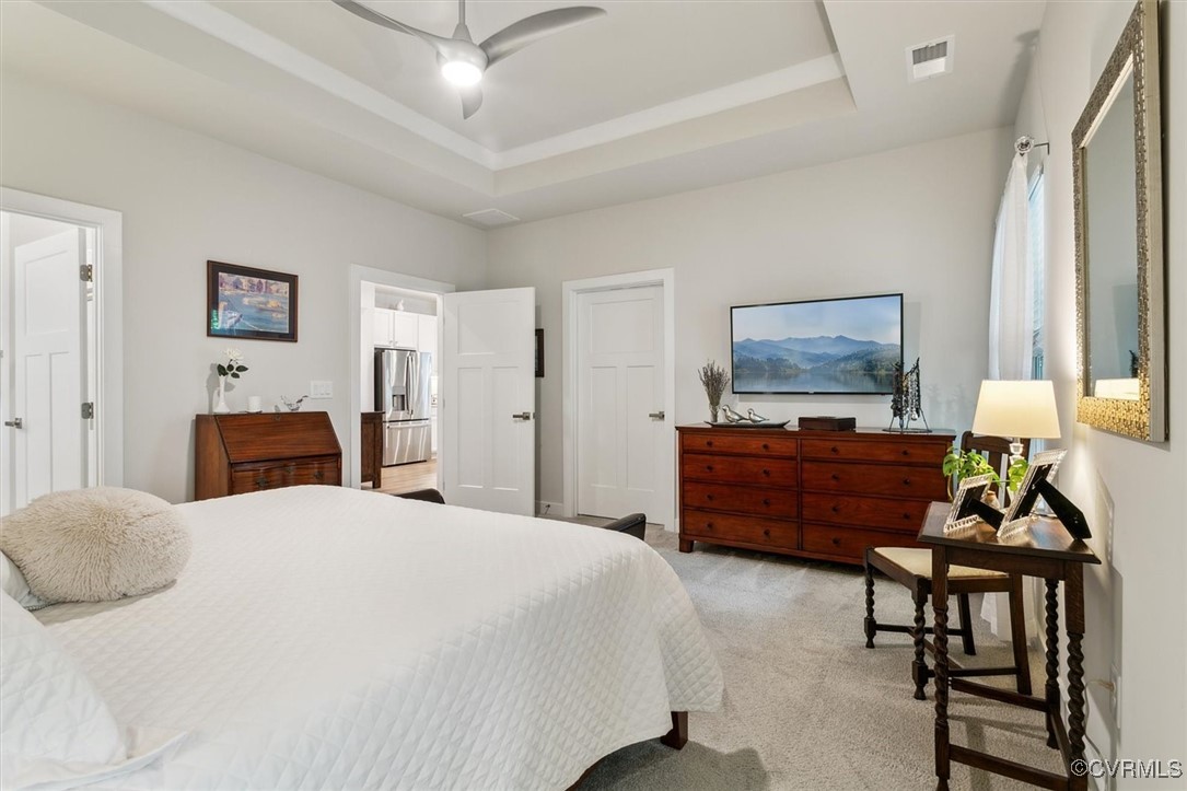 115 Apprentice Landing Williamsburg, VA 23185 - Photo 35 of 49 a bedroom with a bed a dresser and chair