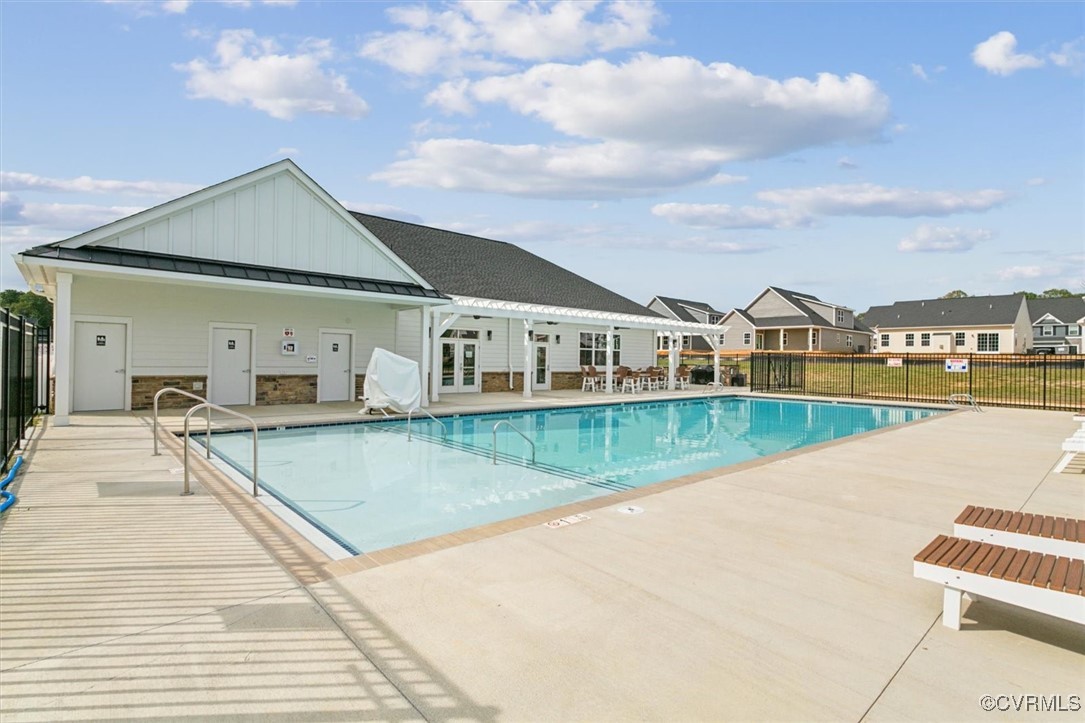 115 Apprentice Landing Williamsburg, VA 23185 - Photo 48 of 49 a view of swimming pool with a garden