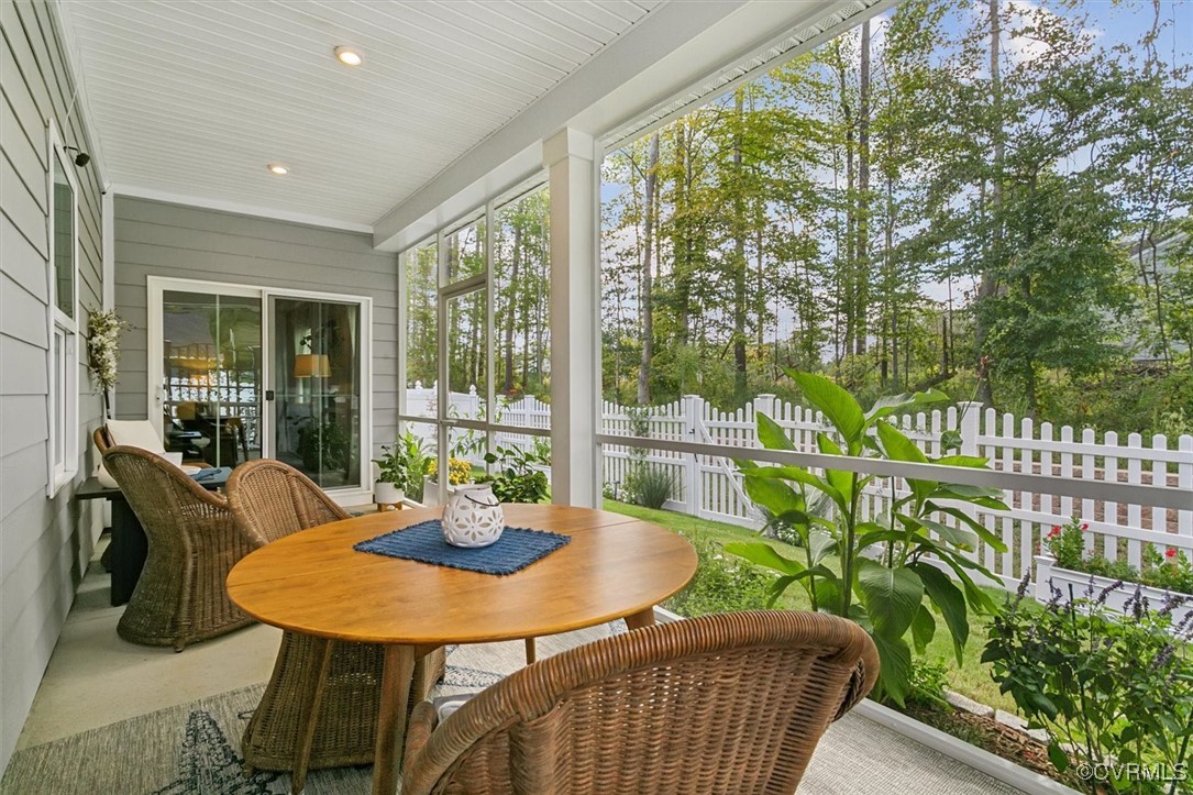 115 Apprentice Landing Williamsburg, VA 23185 - Photo 6 of 49 a dining room with furniture a rug and a large window