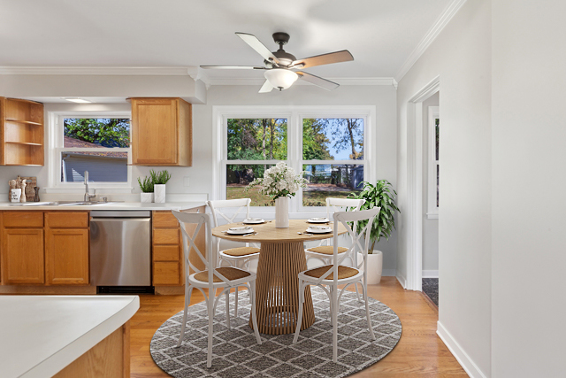 270 Hawthorne Boulevard Glen Ellyn, IL 60137 - Photo 8 of 34 a dining room with furniture window and wooden floor