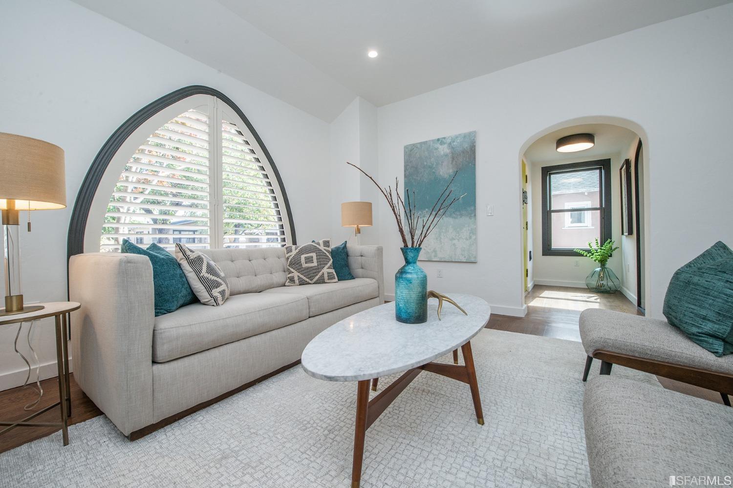 2422 Bonar Street Berkeley, CA 94702 - Photo 4 of 54 a living room with furniture and a large window