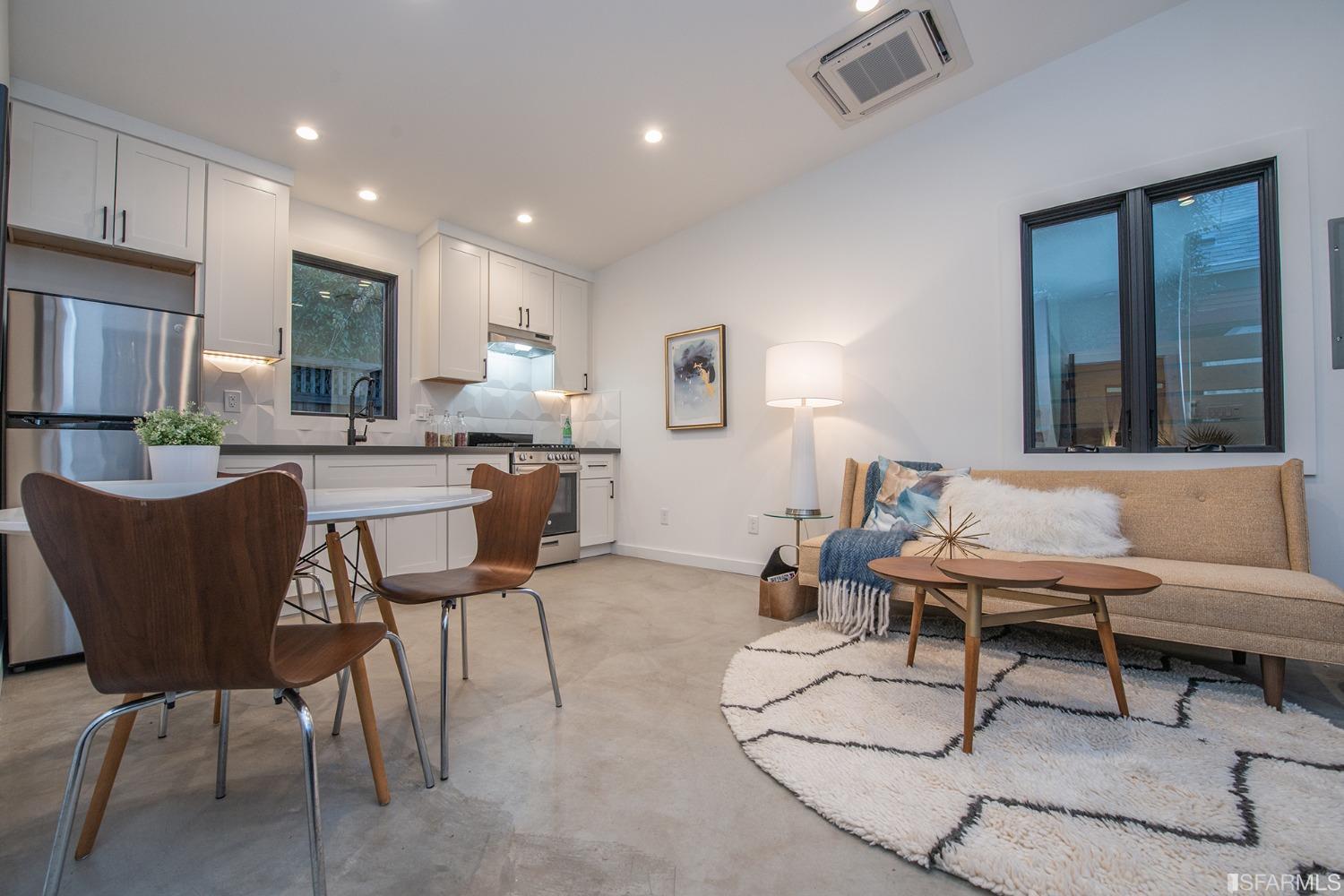 2422 Bonar Street Berkeley, CA 94702 - Photo 45 of 54 a living room with furniture kitchen view and a window