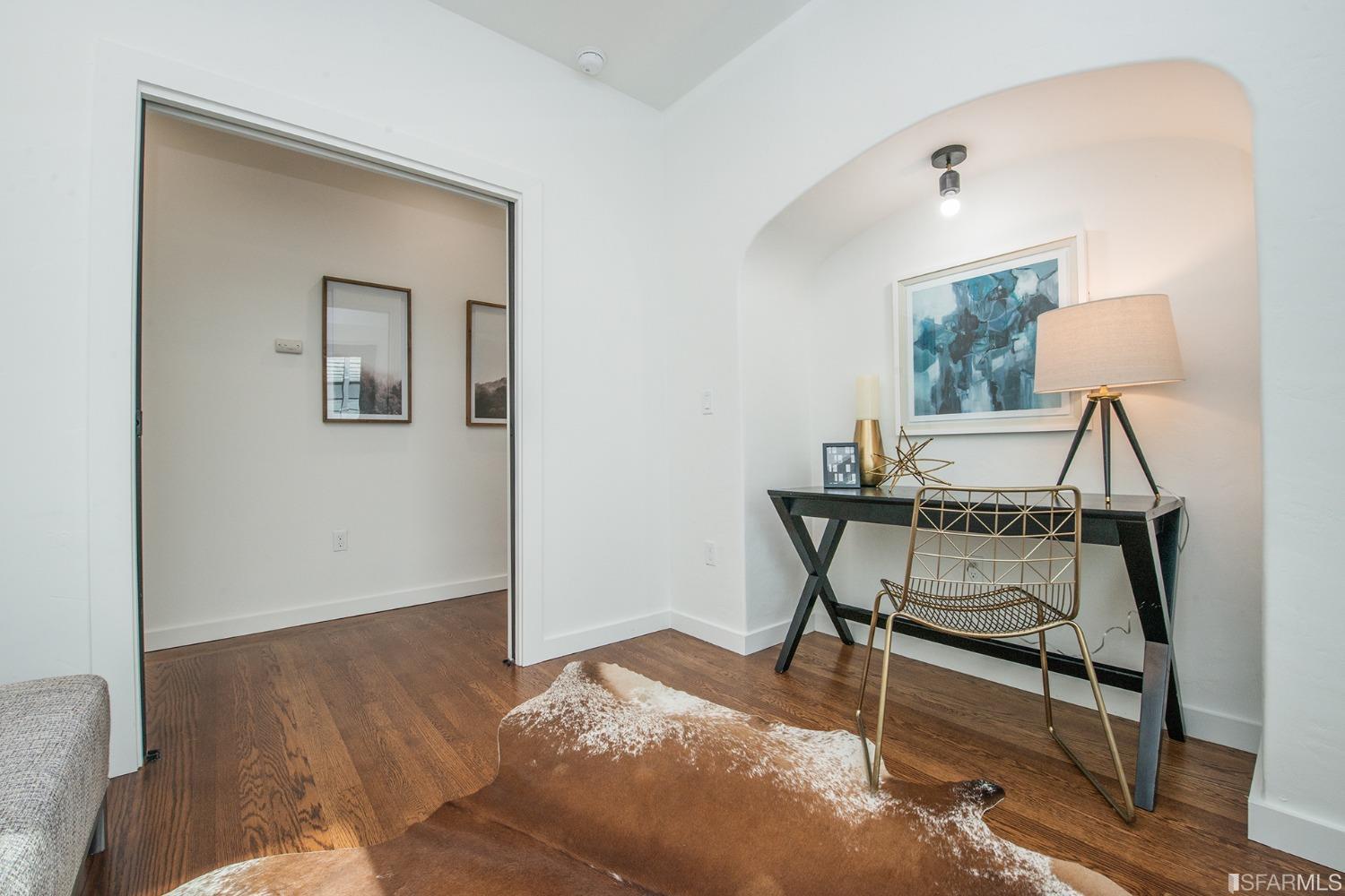 2422 Bonar Street Berkeley, CA 94702 - Photo 9 of 54 a bedroom with furniture and a window