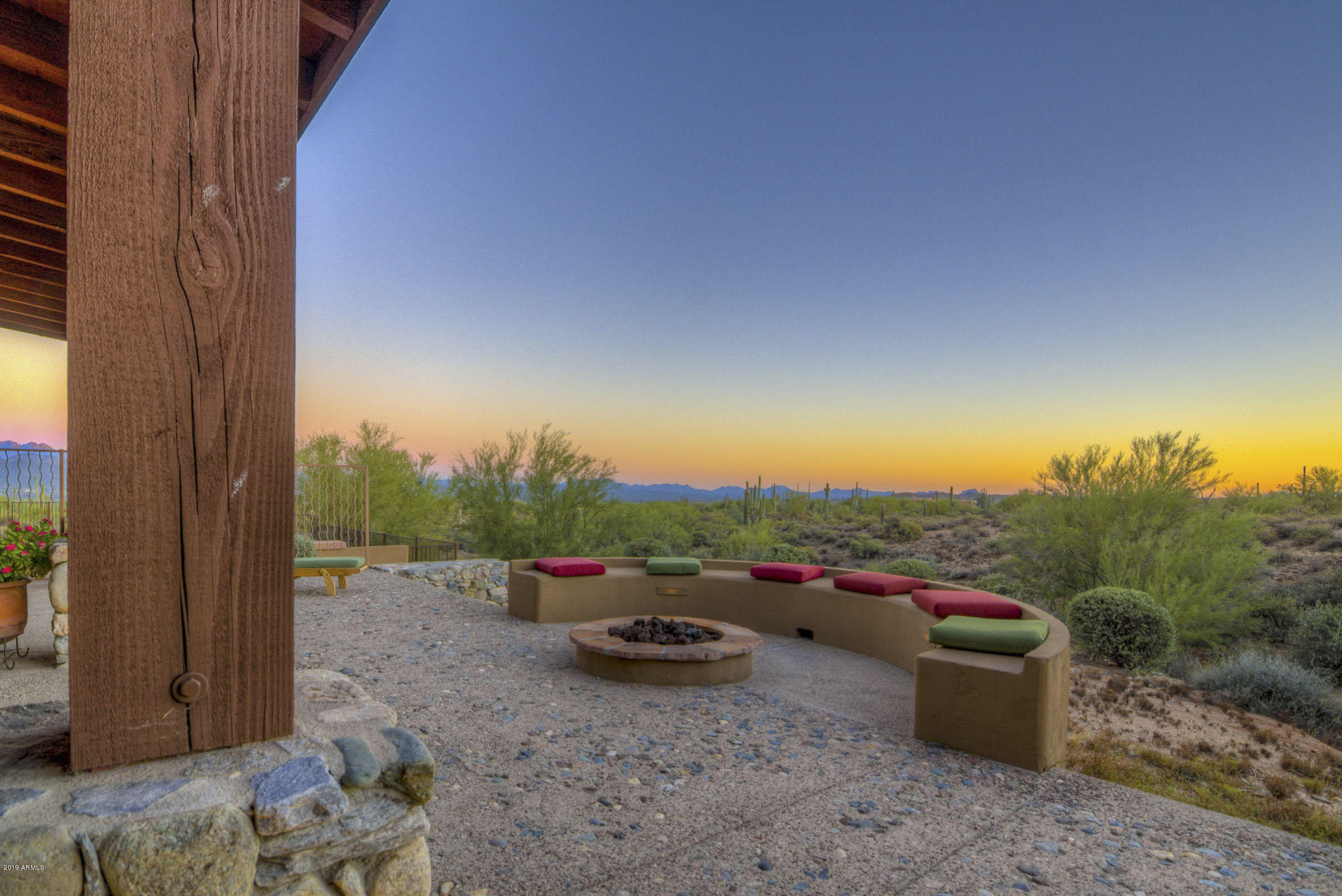 17106 Ranch Road Rio Verde, AZ 85263 - Photo 44 of 64 Fire pit,built-in seating