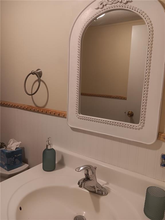 13 Black Road Northeast White, GA 30184 - Photo 30 of 31 a bathroom with a sink and a mirror
