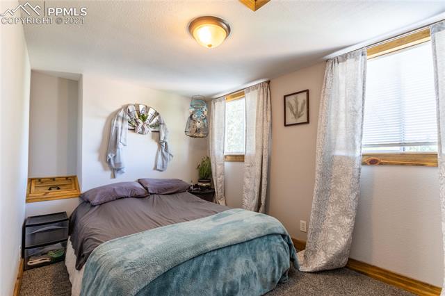 12 Cherokee Road Manitou Springs, CO 80829 - Photo 11 of 22 Master Bedroom with natural light and laundry shot.