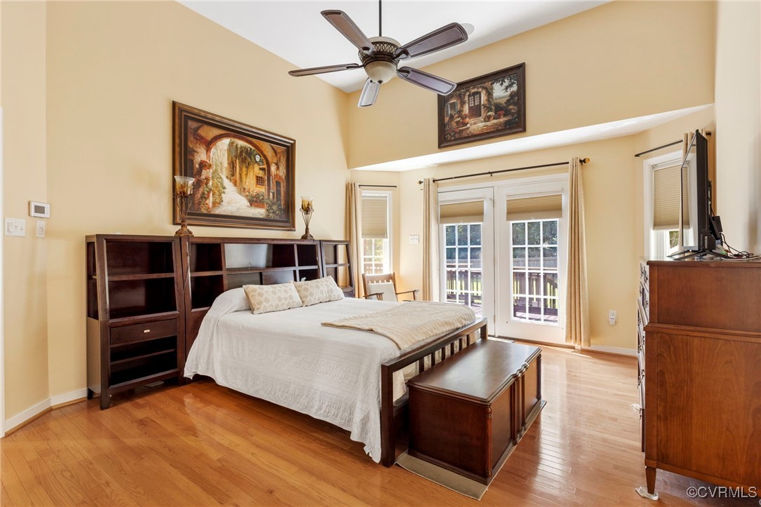2901 Kingsdale Road North Chesterfield, VA 23237 - Photo 9 of 22 a bed room with a bed and a ceiling fan