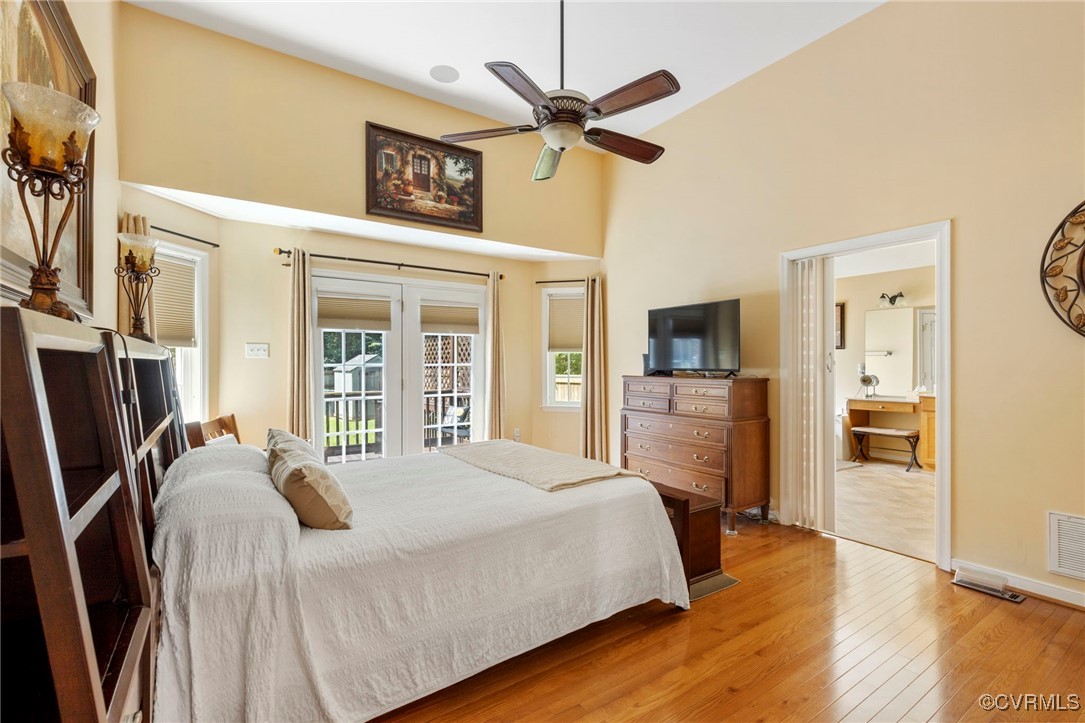 2901 Kingsdale Road North Chesterfield, VA 23237 - Photo 10 of 22 a bedroom with a bed and wooden floor