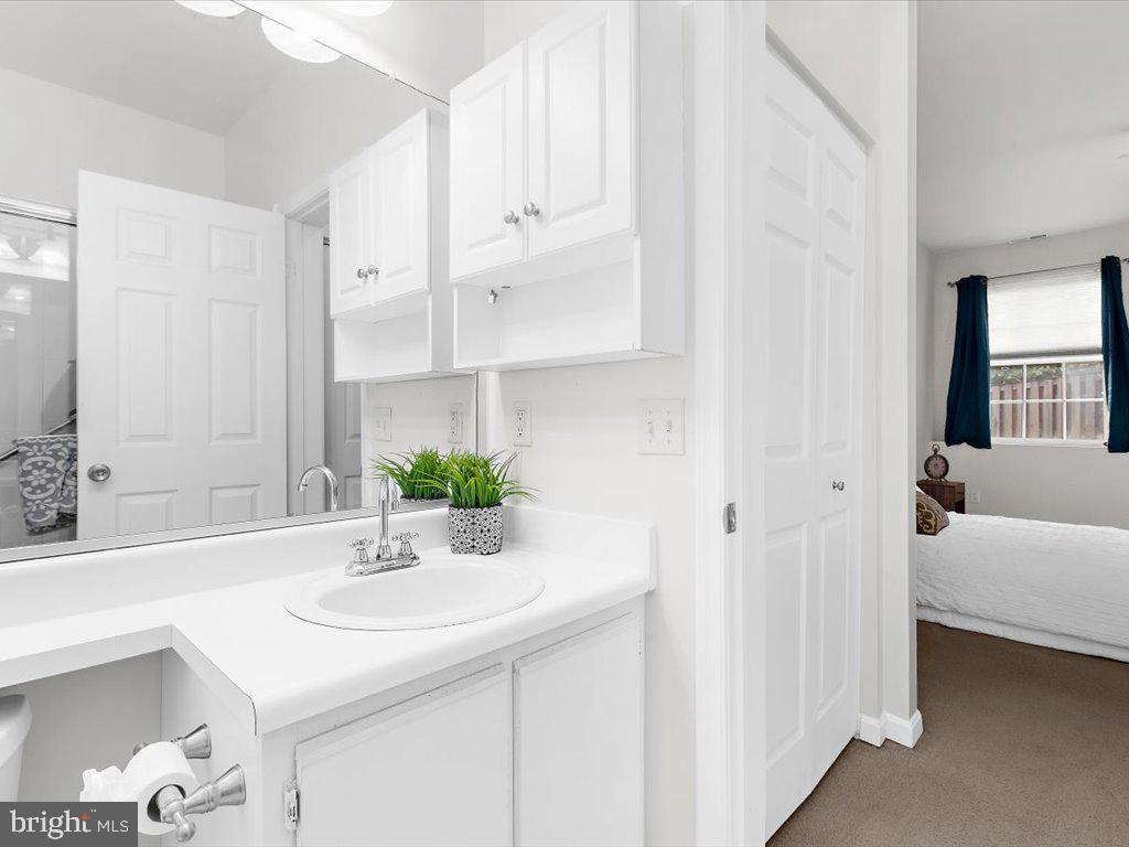 602 Moonglow Road, Unit 101 Odenton, MD 21113 - Photo 18 of 30 a bathroom with a sink and a mirror