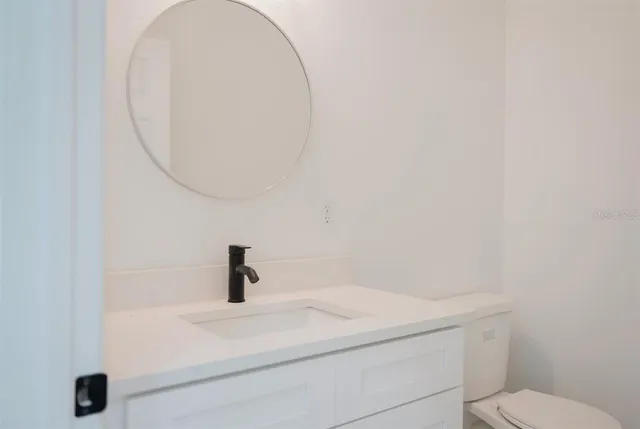 a view of an empty room with a empty space