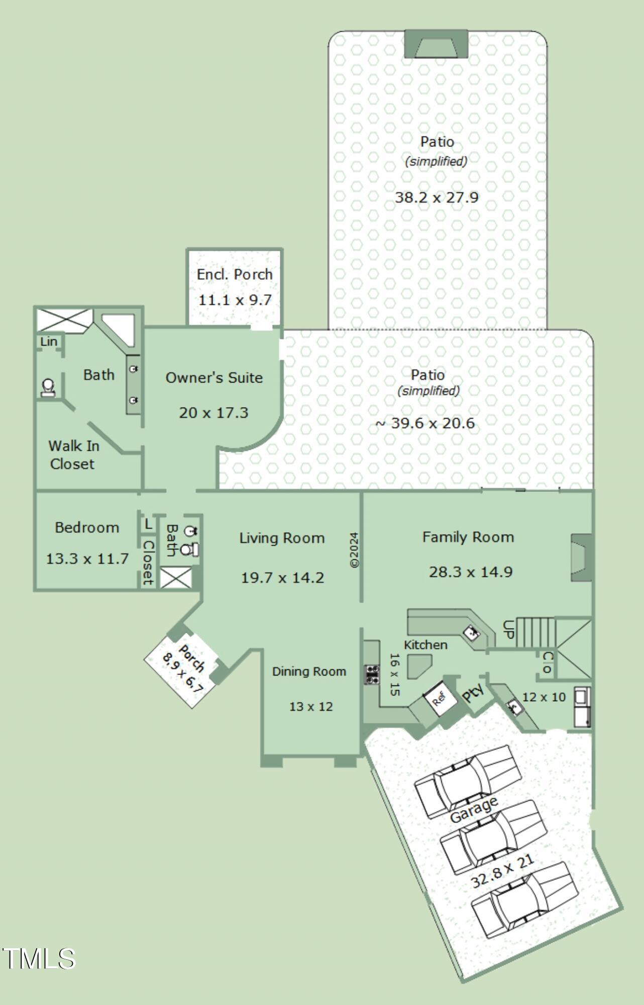 5361 Mill Dam Road Wake Forest, NC 27587 - Photo 64 of 65 Floorplan-1st-5361 Mill Dam Road (Custom