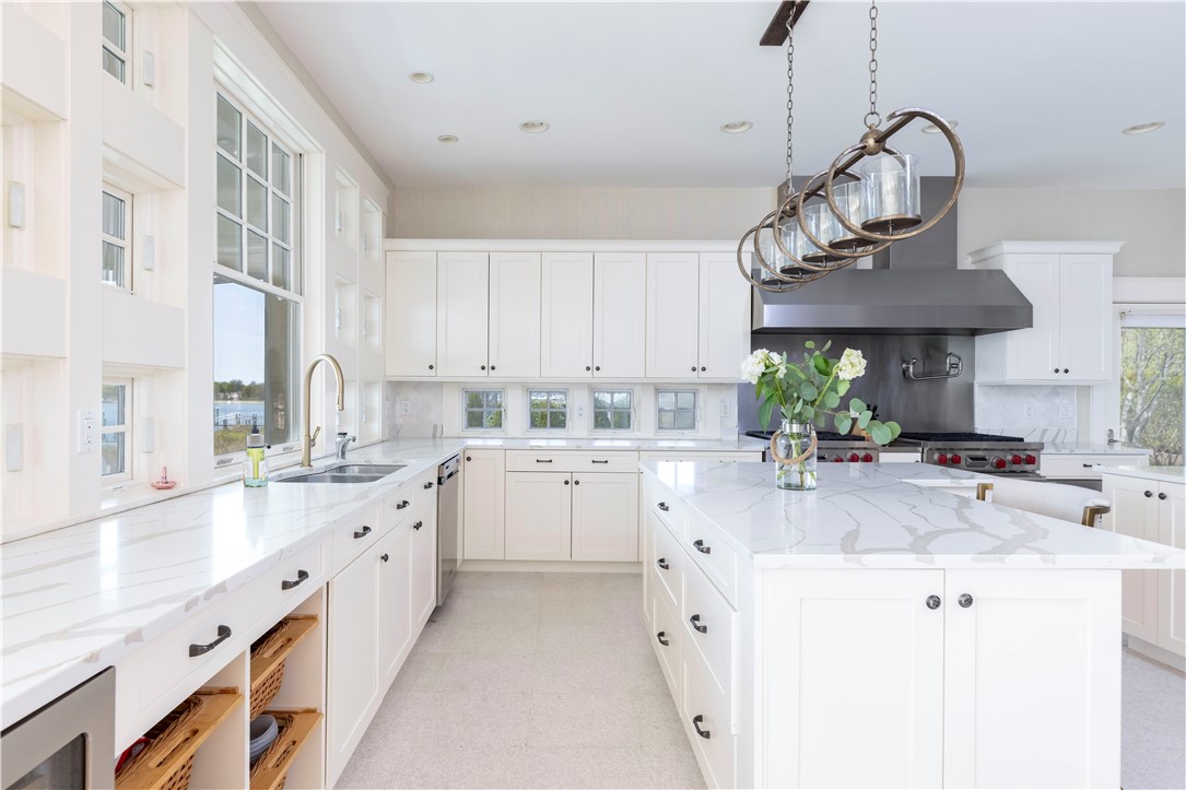 196 Channel View Warwick, RI 02889 - Photo 16 of 50 Amazing kitchen with custom cabinetry and professional grade appliances.