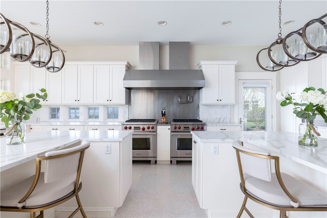 196 Channel View Warwick, RI 02889 - Photo 18 of 50 Dual kitchen- Two 30 inch Wolf ranges, 3 dishwashers- 2 Fisher and Paykel drawer dishwashers, 1 Kitchen-Aid dishwasher.